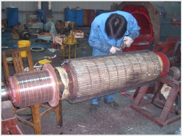 電機(jī)舊繞組的拆除和查測(cè)